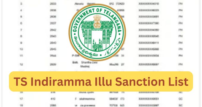 TS Indiramma Illu Sanction List
